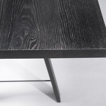 Ebonized Oak - Strong handsome tables from California