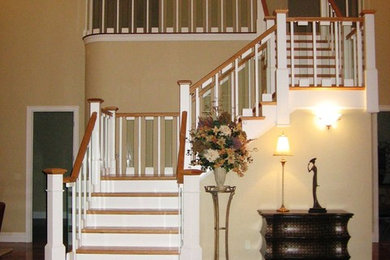 Elegant staircase photo in Boston