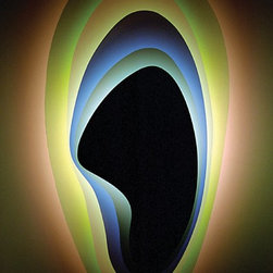 blankblank: Viscosity Sconce Light by Rob Zinn, Cool - Wall Sconces