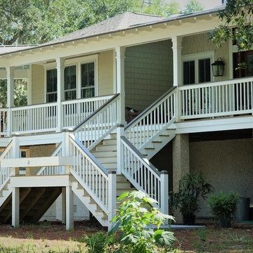 Custom home elevated to view the sound