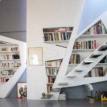 Aménagement : Deux bibliothèques conçues sur plusieurs niveaux