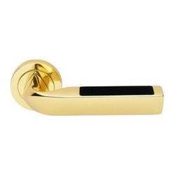 Dots 3 Leather Handle by Manital - Door Hardware