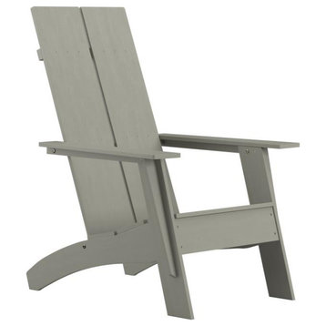 Flash Furniture Sawyer Gray Modern Adirondack Chair Jj-C14509-Gy-Gg