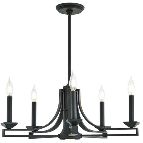 Livex Lighting Trumbull Light Chandelier, Bronze