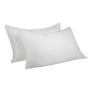  Natural Comfort Quilted Feather Billow Pillows