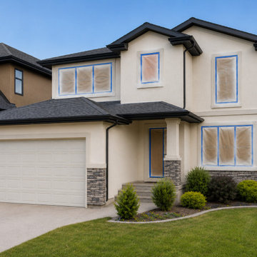 Stucco house painters Edmonton