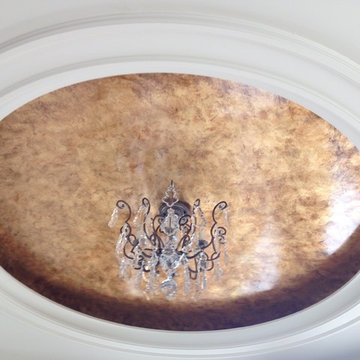 Metallic, Gold Leaf, Silver Leaf Ceilings and Domes