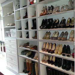 Special Walk-in Closet; Washington, DC - Shoe Storage