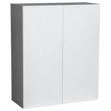 27 x 36 Wall Cabinet-Double Door-with White Gloss door