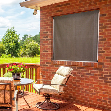 Cordless Outdoor Sun Shades (HDPE- High Density Polyethylene Fabric)