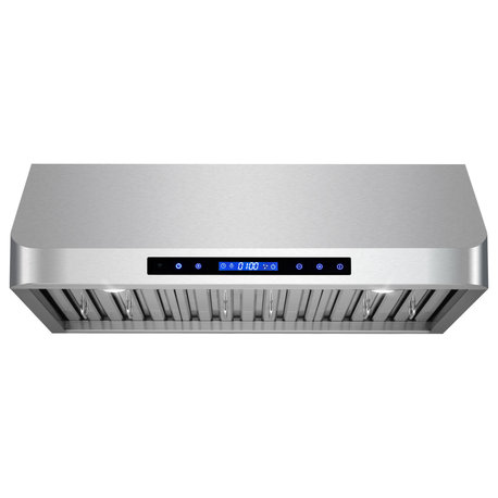 Cosmo Modern Under-Cabinet Range Hood, Touch Screen, 30"