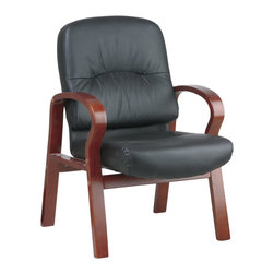 Leather Visitors Office Chair - Office Chairs