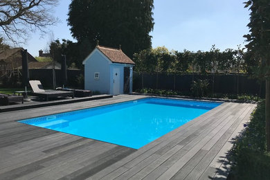 Tiled concrete pool in Ascot