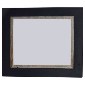 Black Myrtle Beach, Rustic Wood Picture Frame, 5"x7"