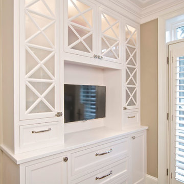 Custom White Wood Kitchen