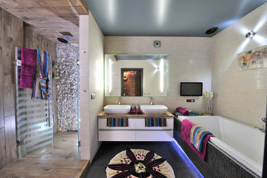 Trendy bathroom photo in Other