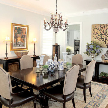 Dining Room by Susan McDermott, Interior Designer | Star Furniture | Houston
