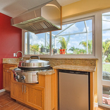 Traditional Style Summer Kitchen