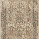 Karastan Rugs - Karastan Rugs Chalfont Beige 6'6"x9'6" Area Rug - Influenced by the lavish landscape of formal Parisian gardens in the spring, Karastan's Chalfont Area Rug features a vinery motif in hues of neutral beige, gray, blue, green, tan, coral and purple. This debut of the Estate Collection combines modern conscious construction techniques with the extravagant design details synonymous with Karastan's legacy for timeless traditional styles. Ideal for elegant entryways, luxurious living rooms, beautiful bedrooms, opulent offices and more, the area rugs of this collection are woven with Karastan's exclusive eco-friendly EverStrand, a premium recycled synthetic yarn created from post-consumer plastic water bottles. Silky-soft to the touch, this sustainable style is also durably designed to be wear and stain resistant.