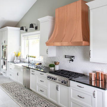 Stunning antique copper hood