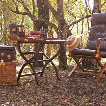 Campaign Writing Desk, Folding Library Chair, Fishing Seat