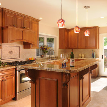 Bay Area full house renovation craftsman / Mediterranean Los Gatos project