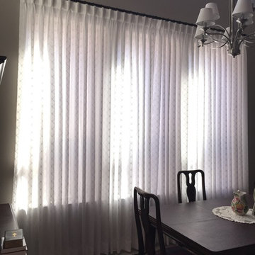 Ding Room Sheer Drapery -Allen, Texas