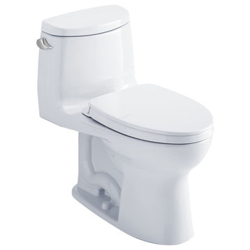 Ultramax II One-Piece Toilet, Elongated Bowl 1.28 GPF Washlet + Connection