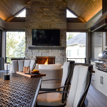 Covered Porch Addition - Upper Level