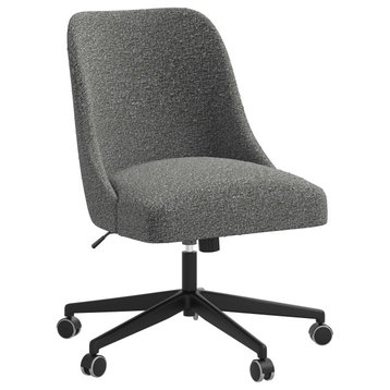Upholstered Office Chair, Milano Smoke