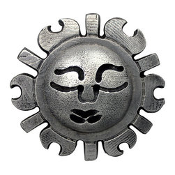 Metal Vintage Sun Decorative Bathroom Sink Drain - Linkasink - Bathroom Sink And Faucet Parts