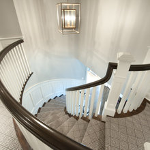 two story living room