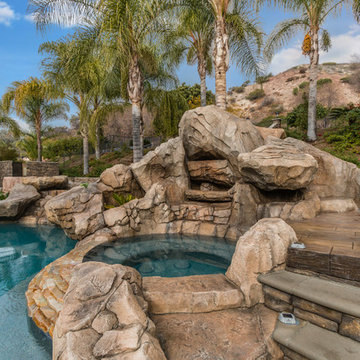 Orange Custom Pool