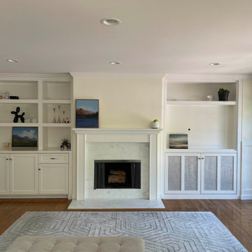 Woodside Samsung Frame TV With Nearly Invisible Speakers