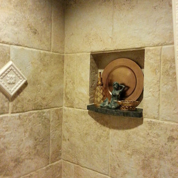 Tuscan Inspired Guest Bath