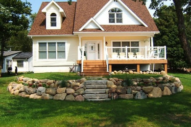 Example of a classic exterior home design in Other