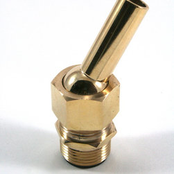 1" NPT Adjustable Brass Fountain Nozzle - Outdoor Fountain And Pond Accessories