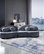 Modern 7-Seat Modular Sofa Velvet Upholstered Modular Sofa with Ottoman & Pillow