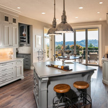 Counters with seating and storage
