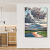 THUNDERSKY Nautical Landscape Fine Art Gallery Wrapped on Giclee Canvas, 36x48