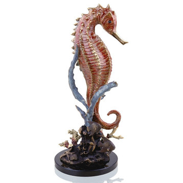 Large Seahorse with Coral