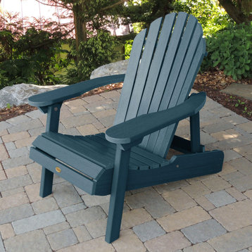 Hamilton Folding and Reclining Adirondack Chair, Nantucket Blue