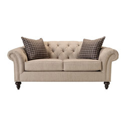 Harlow Chenille Loveseat - Loveseats