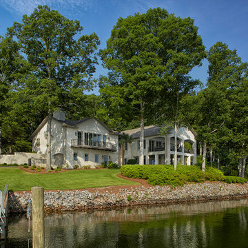 Transitional House Renovation in Lexington on Lake Murray by Evon McAngus