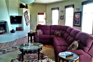 Example of a southwest living room design in Other