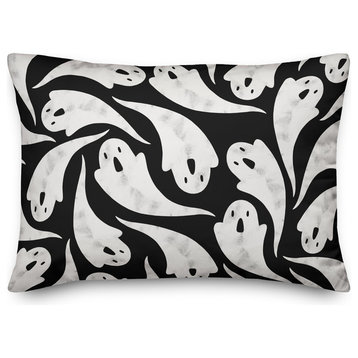 Ghost Pattern 14"x20" Lumbar Pillow