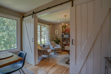 Transitional home office photo in Other