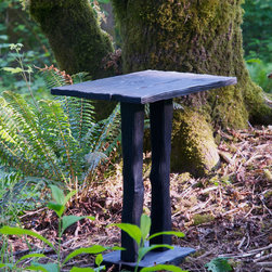 Shou Sugi Ban Side Table - Living Room Furniture