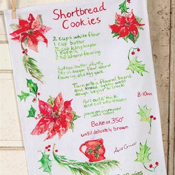 April Cornell Shortbread Recipe Towel - Holiday Decorations