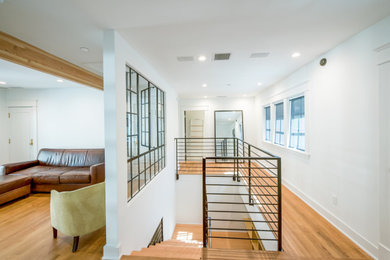 Example of a trendy staircase design in Los Angeles